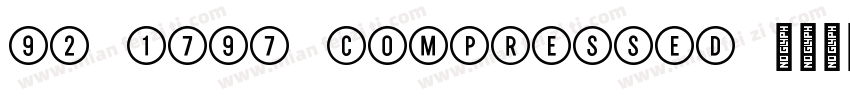 92 1797 COMPRESSED字体转换